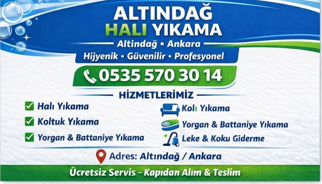 altındağ halı yıkama